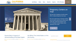 Desktop Screenshot of californiafamily.org