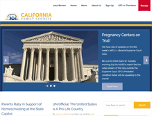 Tablet Screenshot of californiafamily.org